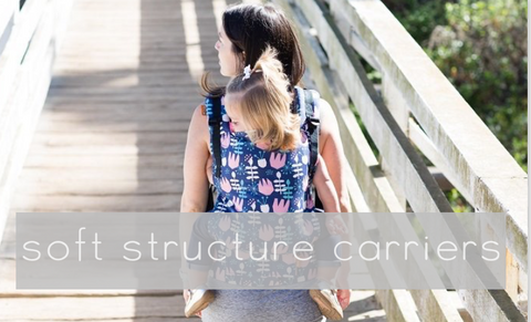 Soft Structured Carriers, Backpack style baby carriers, infant carrier, toddler carrier, babywearing for toddlers, versatile baby carriers, mesh  