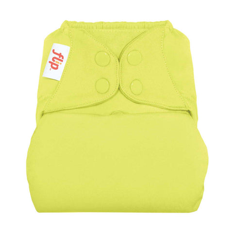 Flip Diaper Cover Jolly Electric Yellow - One Size Cloth Diaper Cover 