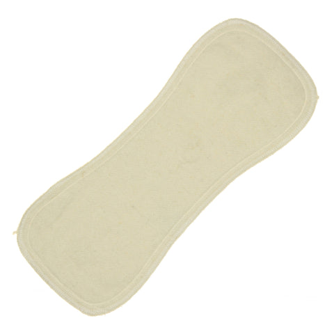 Best Bottom Hemp Cloth Diaper Insert 3 pack Medium, natural stitching