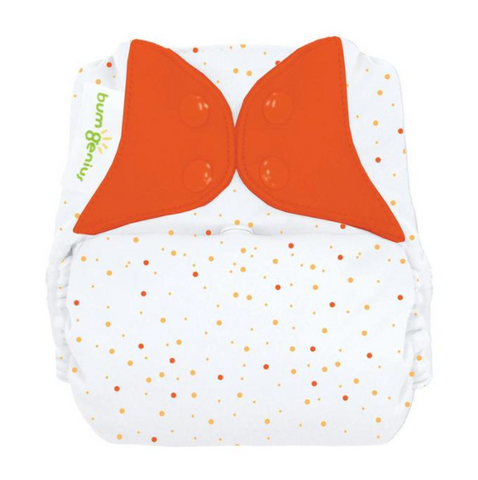 bumgenius Freetime Sassy Dots  - One Size All In One Cloth Diaper