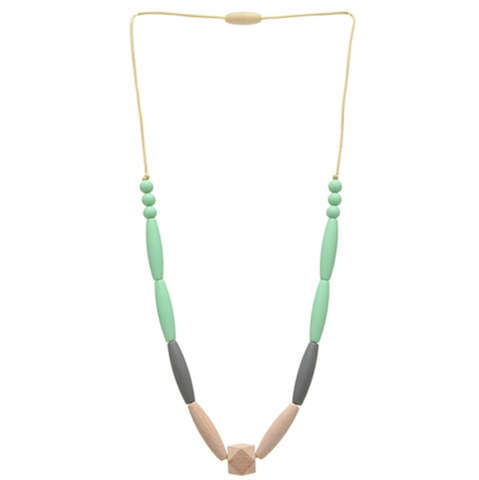 Chewbeads Bedford Mint Necklace - Teething Jewelry For Mom