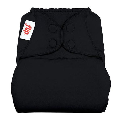 Flip Diaper Cover Fearless Black - One Size Cloth Diaper Cover