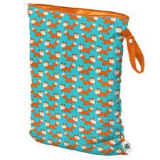 Planet Wise Large Wet Bag, Hanging, Sly Fox, Teal Bag for Concealing dirty diaper smells